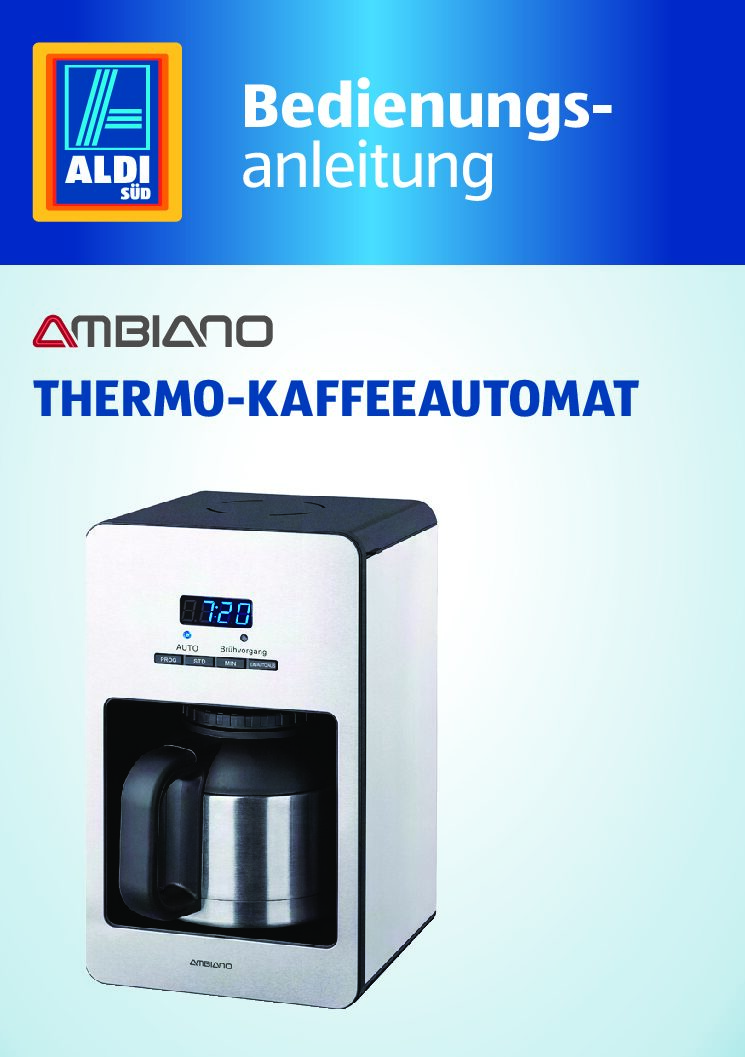 Ambiano GT-TCM-03 Bedienungsanleitung width=