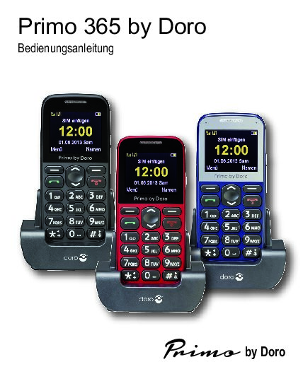 Doro Primo 365 Bedienungsanleitung