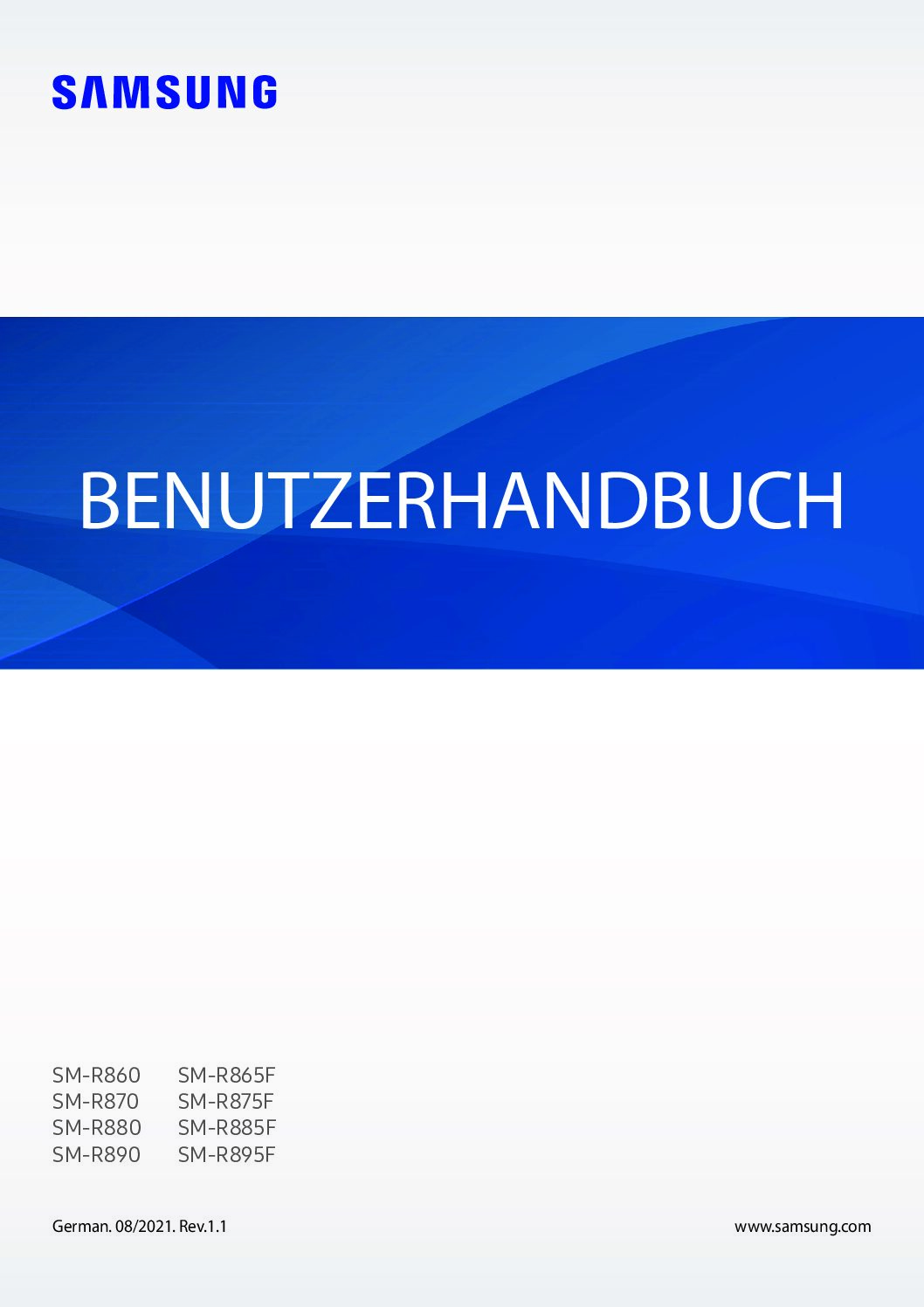 Samsung SM-R870 - Watch 4 Bedienungsanleitung