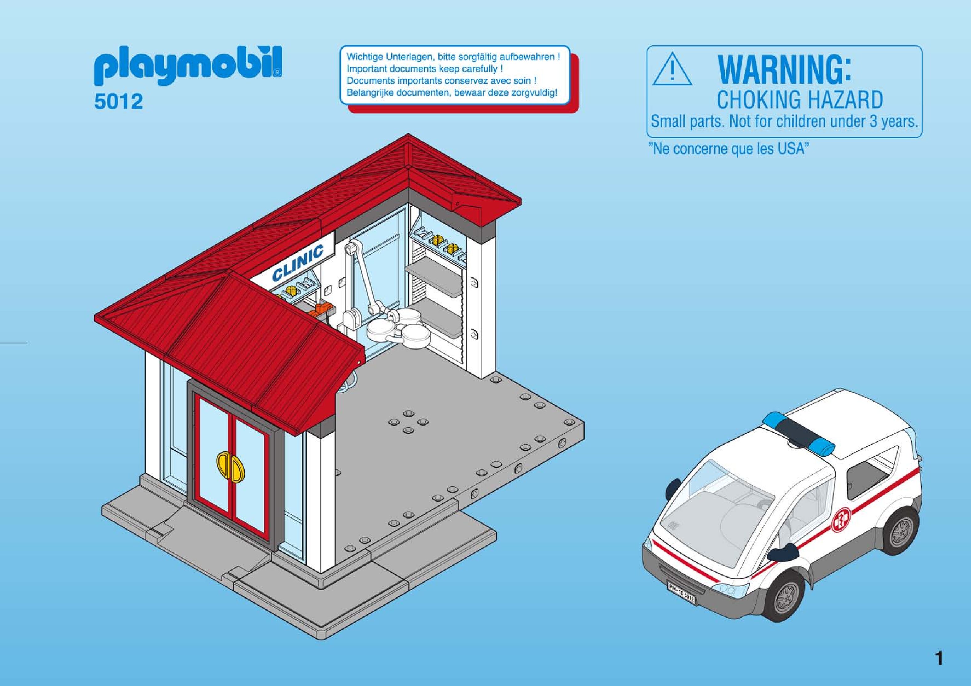 Playmobil 5012 Bedienungsanleitung
