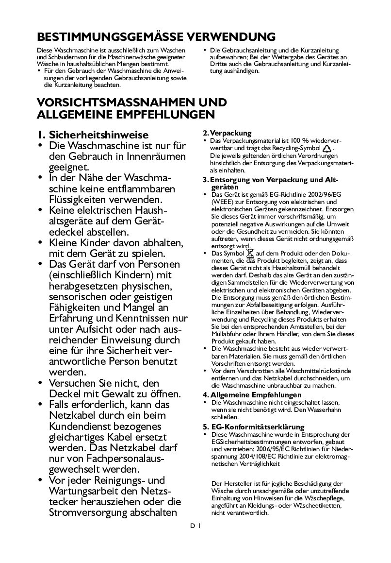 Privileg PWT 3505 Bedienungsanleitung