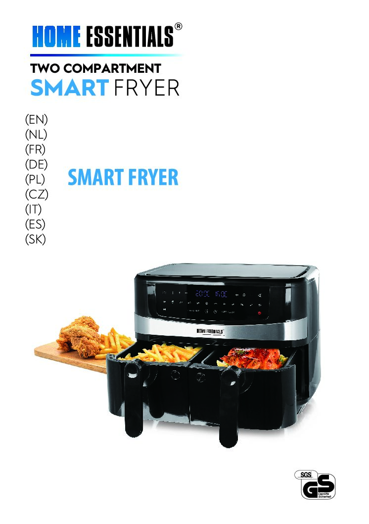 Home Essentials AF-128322 Smart Fryer Bedienungsanleitung