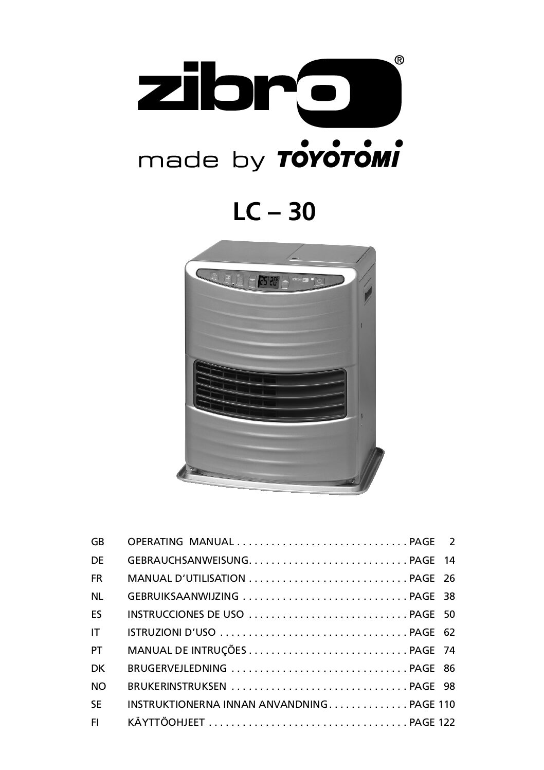 Zibro LC 30 Bedienungsanleitung