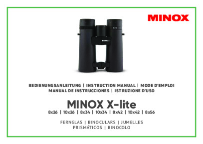 Minox X-Lite 10x42 Bedienungsanleitung