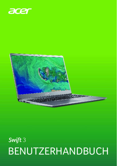 Acer Swift X 14 OLED Bedienungsanleitung
