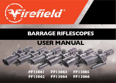Firefield Barrage FF13064 Bedienungsanleitung
