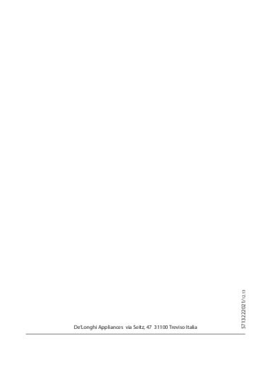 DeLonghi Magnifica S ECAM 21.116.B Anleitung