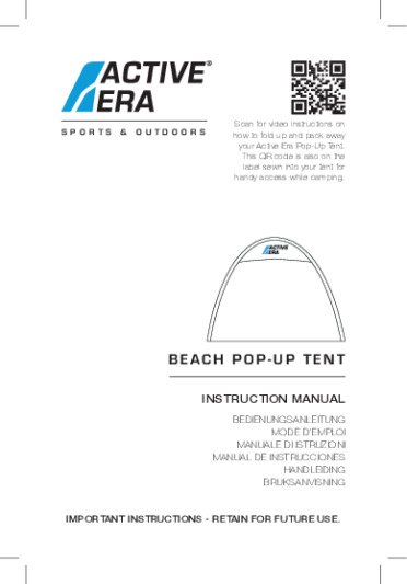 Active Era PT-02P Bedienungsanleitung