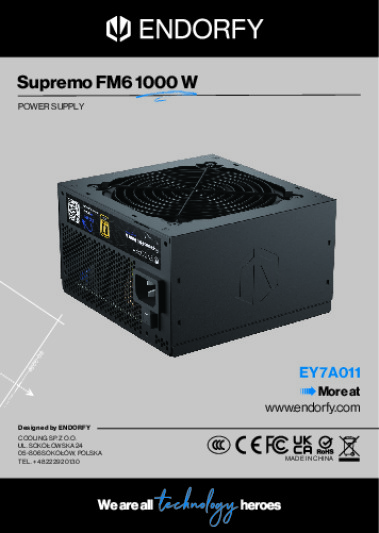 ENDORFY Supremo FM6 1000 W Anleitung