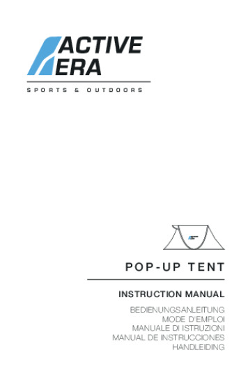 Active Era PT-04 Bedienungsanleitung