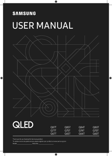 Samsung GQ55Q60RGTXZG Anleitung
