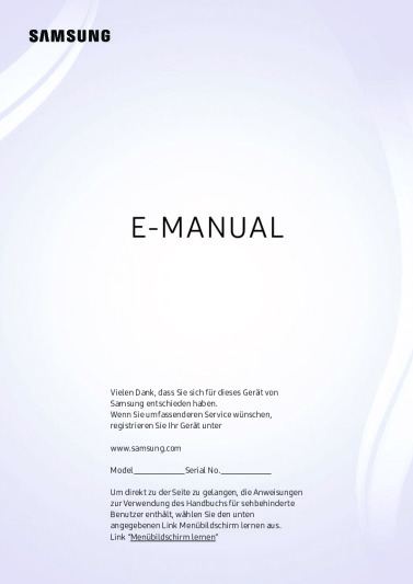 Samsung UE55RU7179U Anleitung