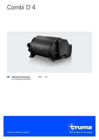 Truma Combi 4 Handbuch