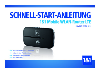 Huawei E5576-320 Anleitung