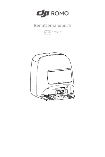 DJI Romo A Bedienungsanleitung