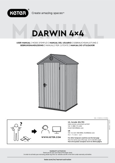 Keter Darwin 4x4 Anleitung
